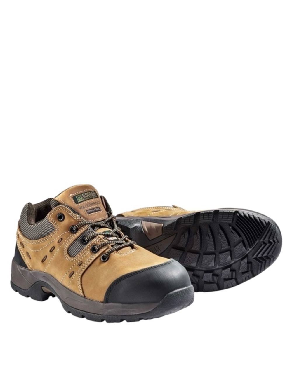 KODIAK Men’s Trail Waterproof Composite Toe Hiker Safety Work Shoe Brown Size 10